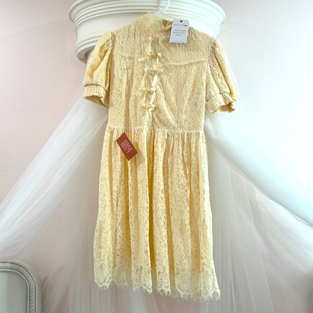 Lace Cream Ivy City Dress M